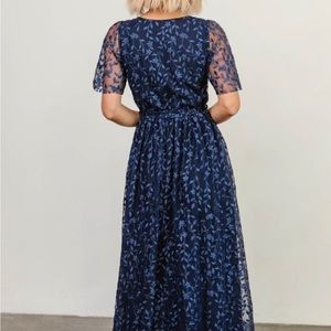 Baltic born embellished blue dress